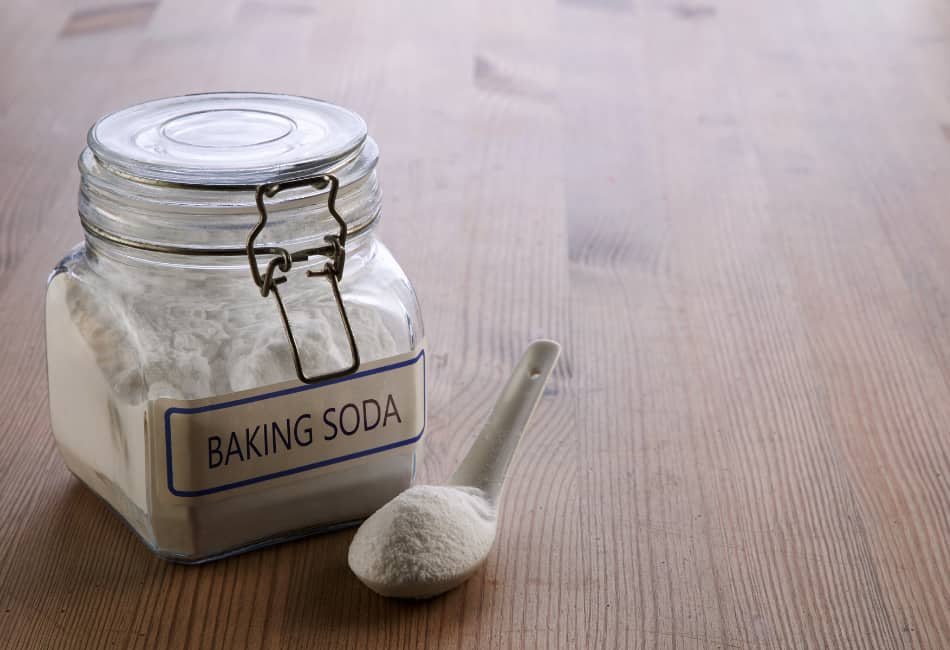 how to clean quartz with baking soda