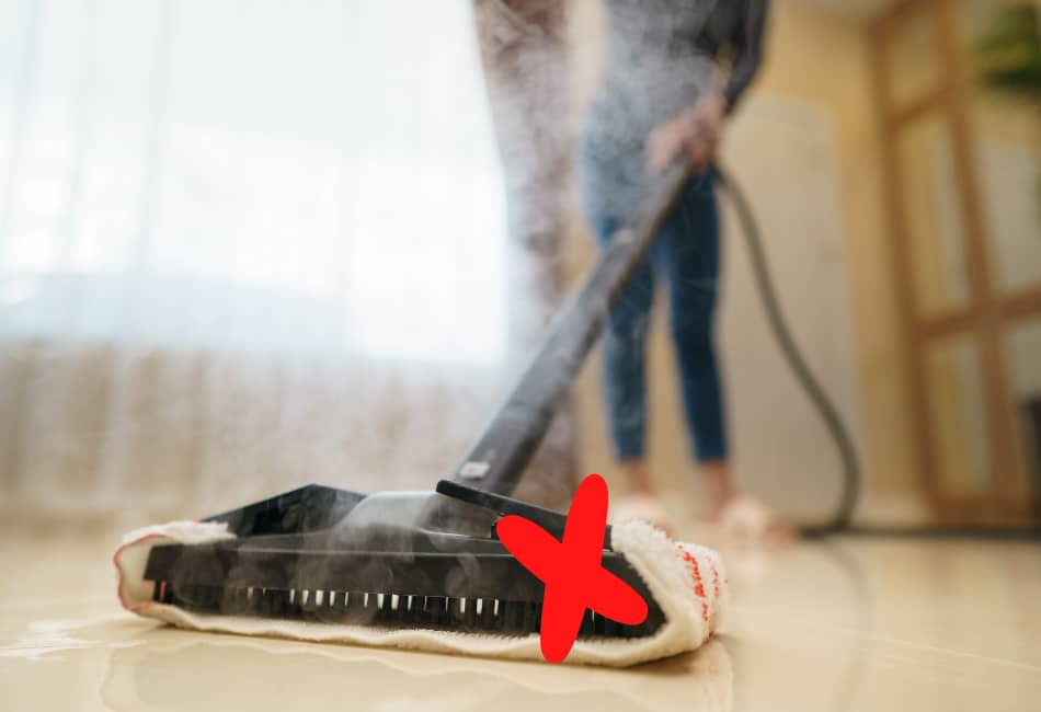 can you use a steamer on laminate floors