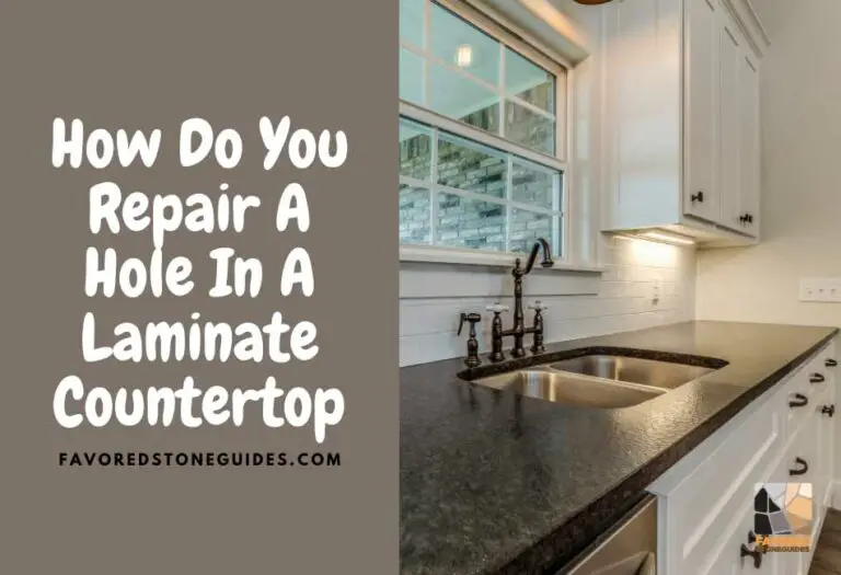 3 Simple Ways To Repair A Hole In A Laminate Countertop Favored Stone