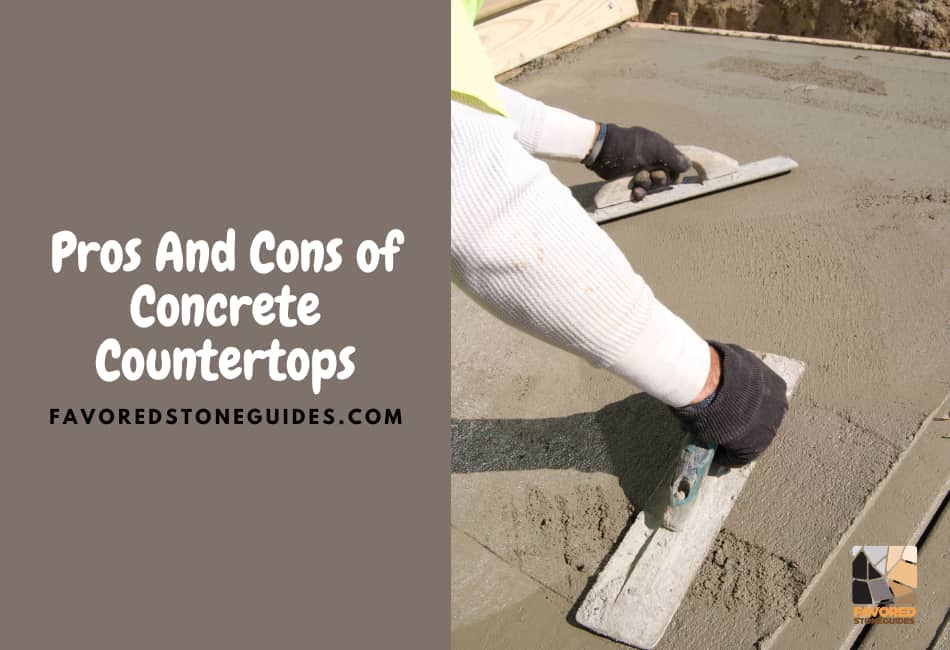 Pros And Cons of Concrete Countertops