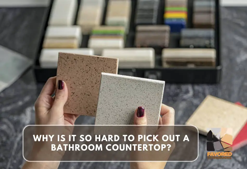 pick out a bathroom countertop