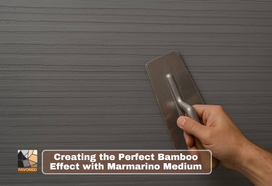 Creating the Perfect Bamboo Effect with Marmarino Medium